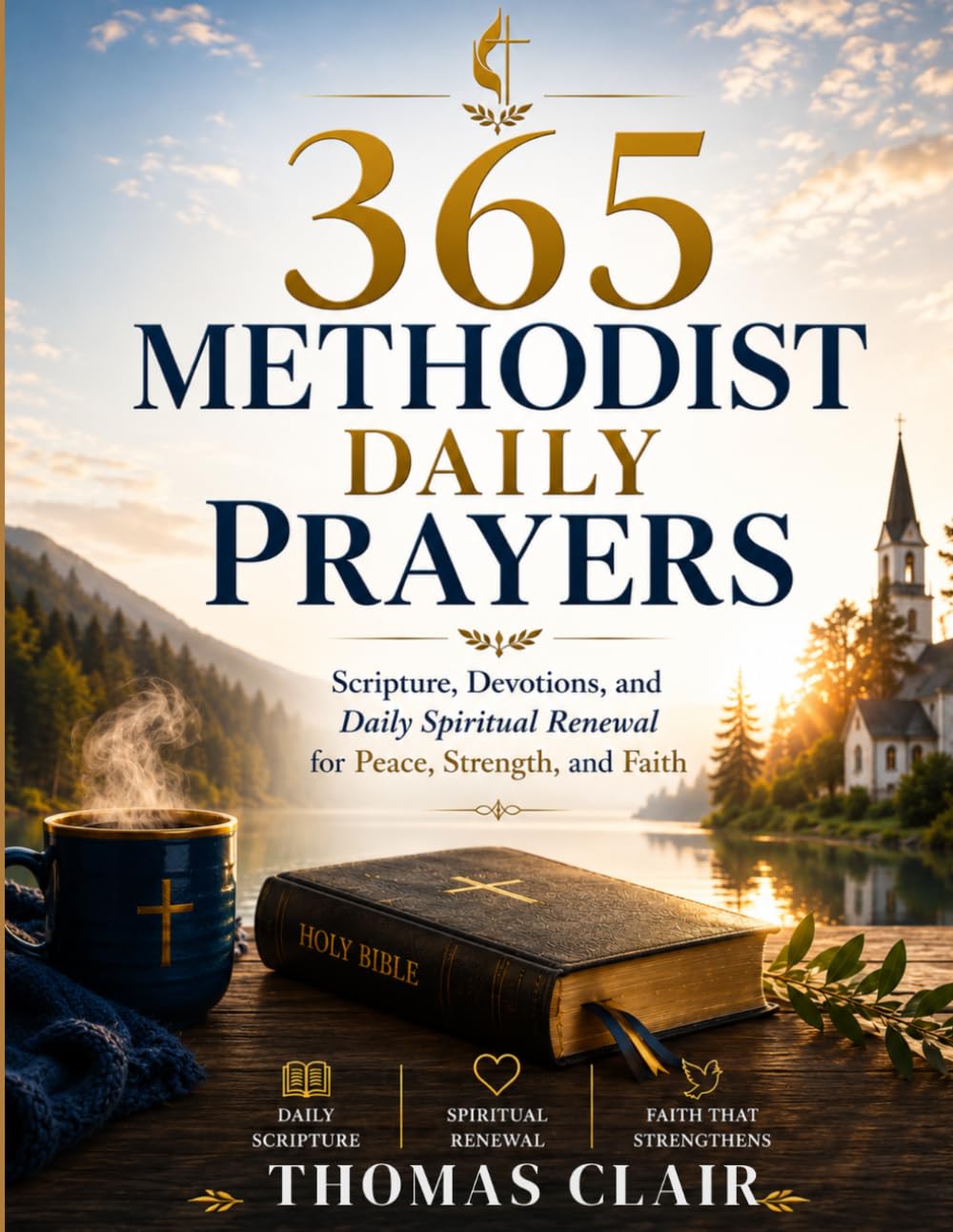 365 Methodist Daily Prayers: Scripture, Devotions, and Daily Spiritual Renewal for Peace, Strength, and Faith