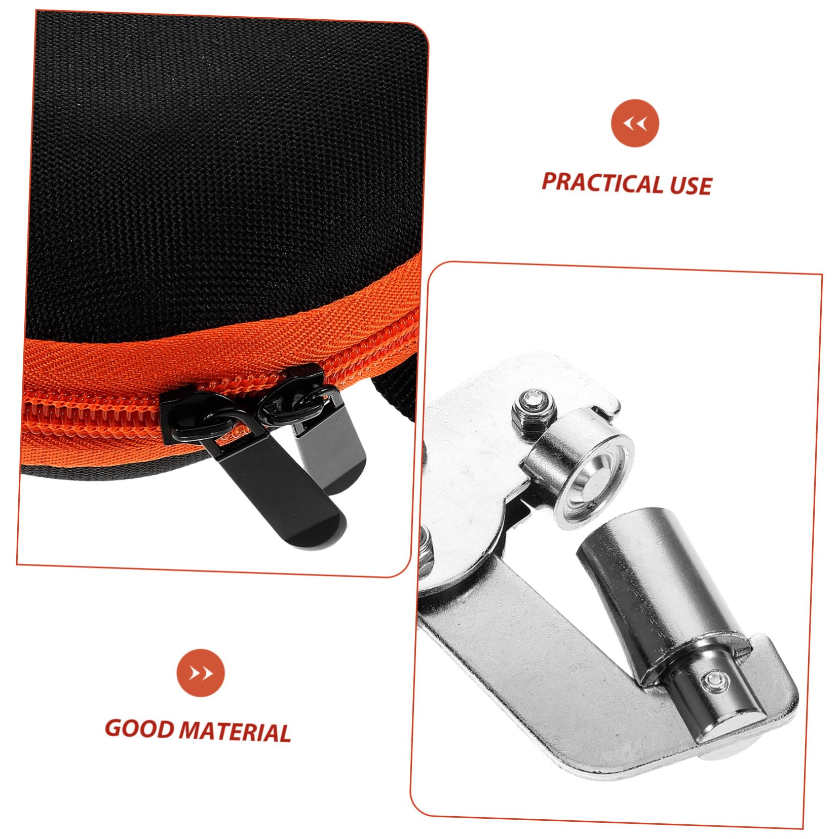 Operitacx Kit de Herramientas para Ojales Perforador de Metal y Tela Juego de Alicates Portátiles para Manualidades Bolsa Herramienta de Instalación para Seguridad y Reparación