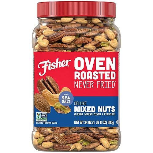 FISHER Oven Roasted Never Fried - Mezcla de frutos secos asados al horno nunca fritos