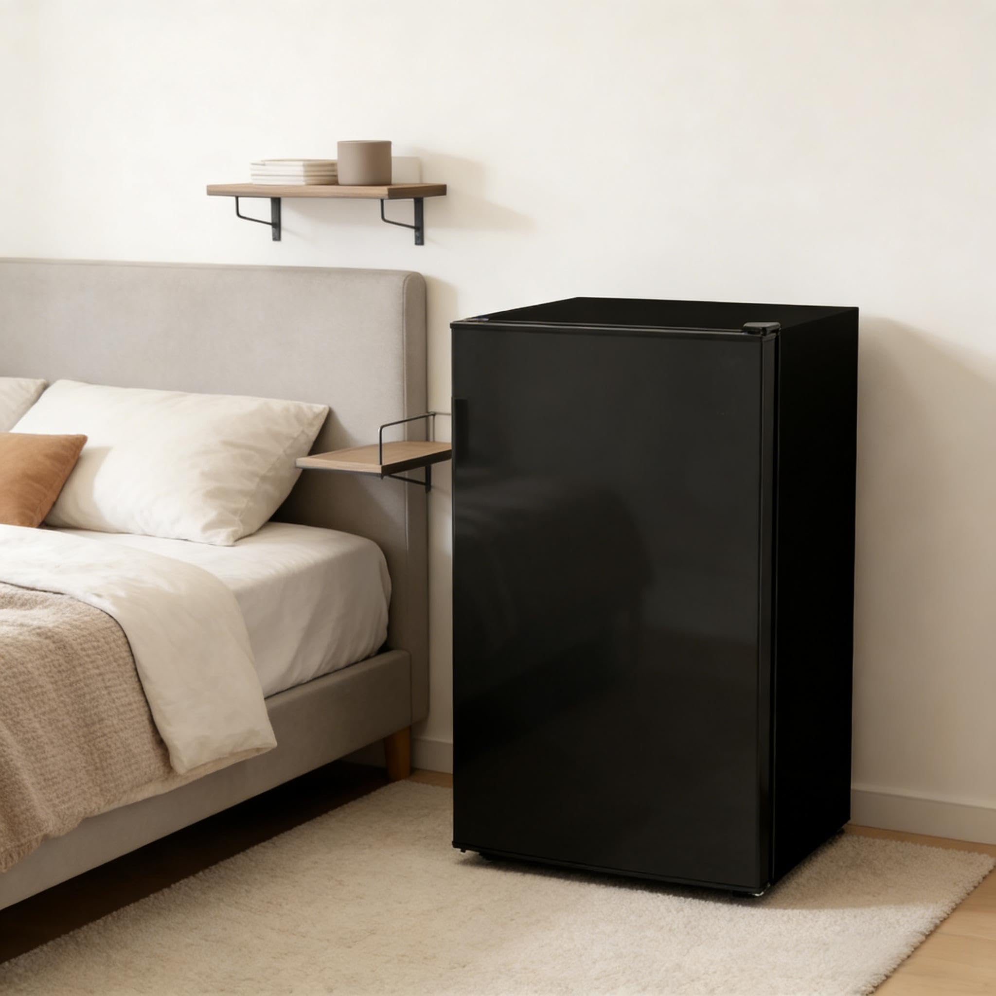 GOWE Home Refrigerator,Single Door Refrigerator,Modern Mini Fridge,Office Compact Refrigerator
