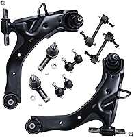 Vista 1408 de Detroit Axle - Kit de suspensión frontal de 8 piezas para Dodge Journey 2009-2015, 2 brazos de control inferiores, 2 rótulas, 2 varillas
