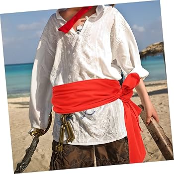 Amazon.co.jp: STAHAD 1 セット 海賊バンダナ ウエストバンド 海賊