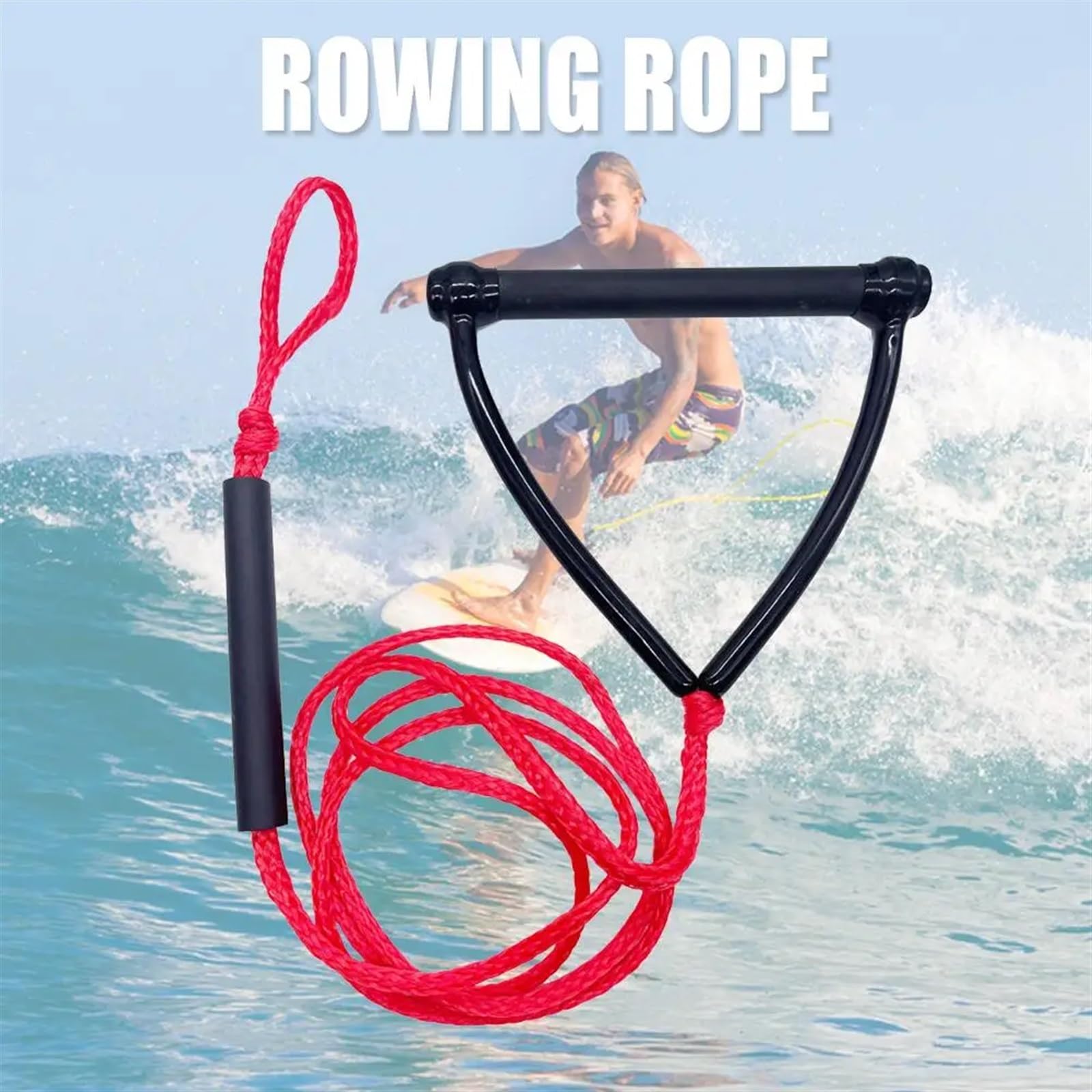 Cuerda De Esquí Acuático Cuerda for tabla de surf, esquí acuático, wakeboard, deportes acuáticos, navegación, wakeboard, tabla de surf, seguridad, línea de remolque for surf, cordón de correa Para Dep