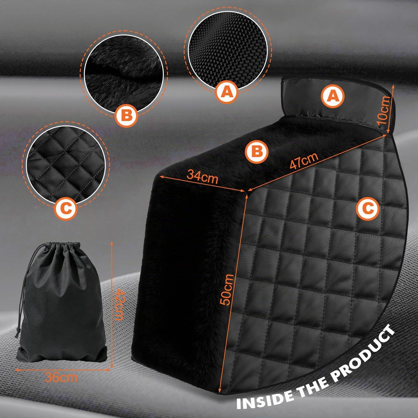 Couverture de Protection d'hiver pour Scooter Universelle Guêtres Coupe-Vent Imperméable Protège du Vent et du Froid pour Scooter et Cyclisme