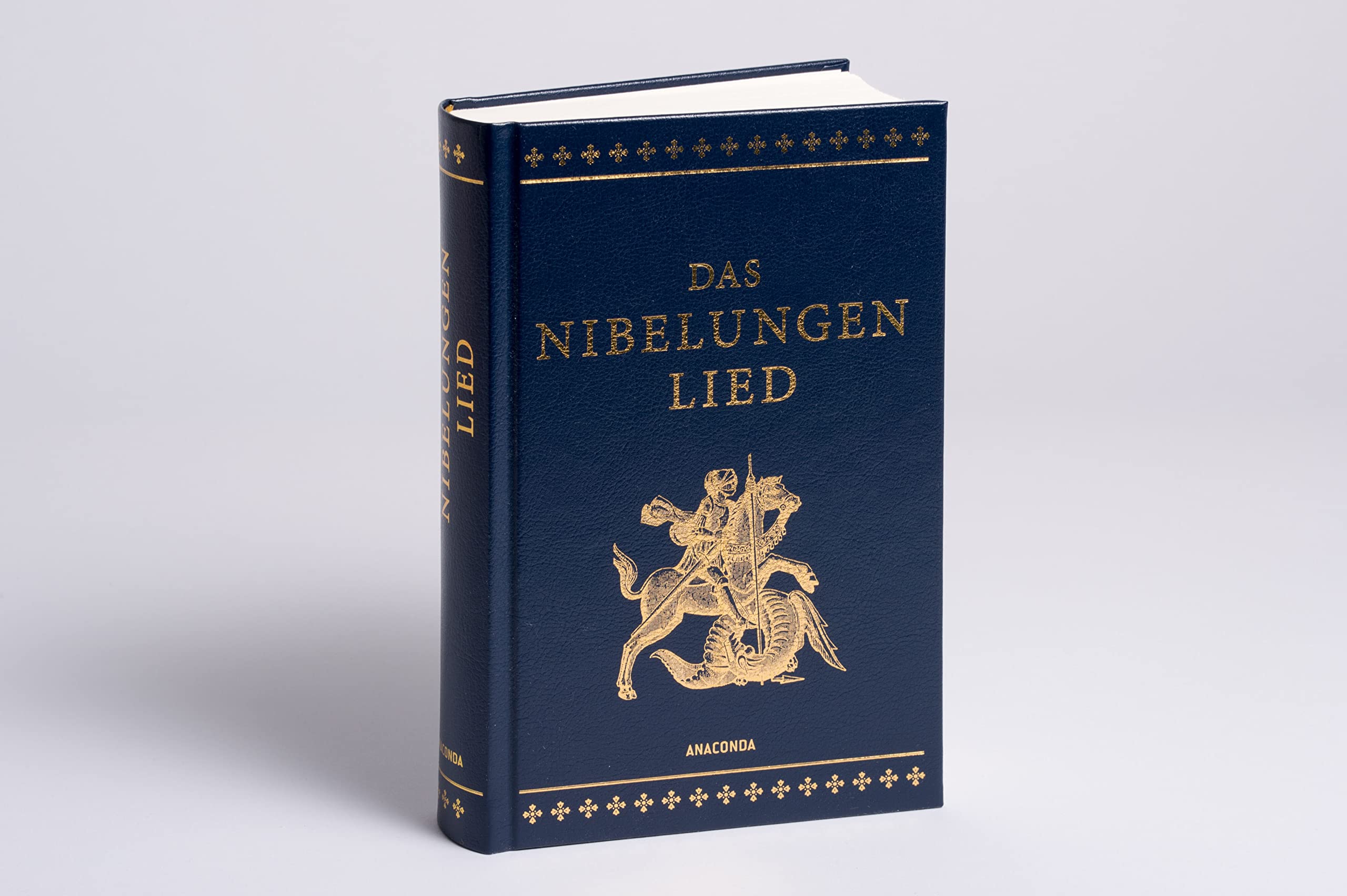 Das Nibelungenlied: Gebunden in Cabra-Leder mit Goldprägung. Das Helden-Epos um Siegfried, Hagen von Tronje und Kriemhild. Übertragung der Nibelungen-Sage von Karl Simrock (Cabra-Leder-Reihe, Band 3)