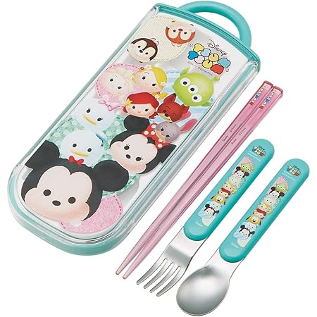 Amazon スケーター 子供用 トリオセット ツムツム パッチワーク ディズニー 日本製 Tcs1am 弁当用箸 カトラリー オンライン通販