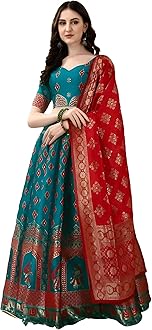 JAYA CREATION BANARASI JAQUARD LEHENGA CHOLI
