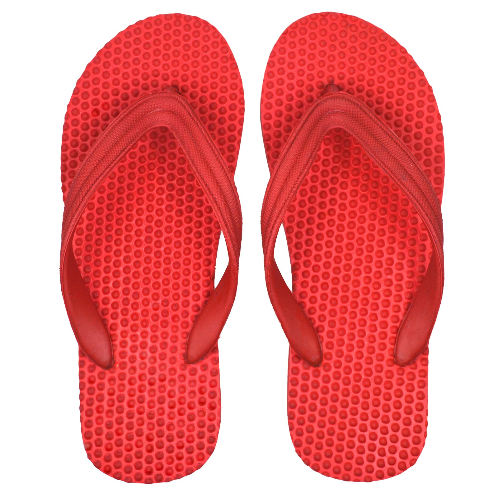 POLITA Men Stylish Health red Accupressure Flip Flops Hawai Chappal for Home Daily Use (Red, 7) (B0CVH257BG) Amazon Price History, Amazon Price Tracker