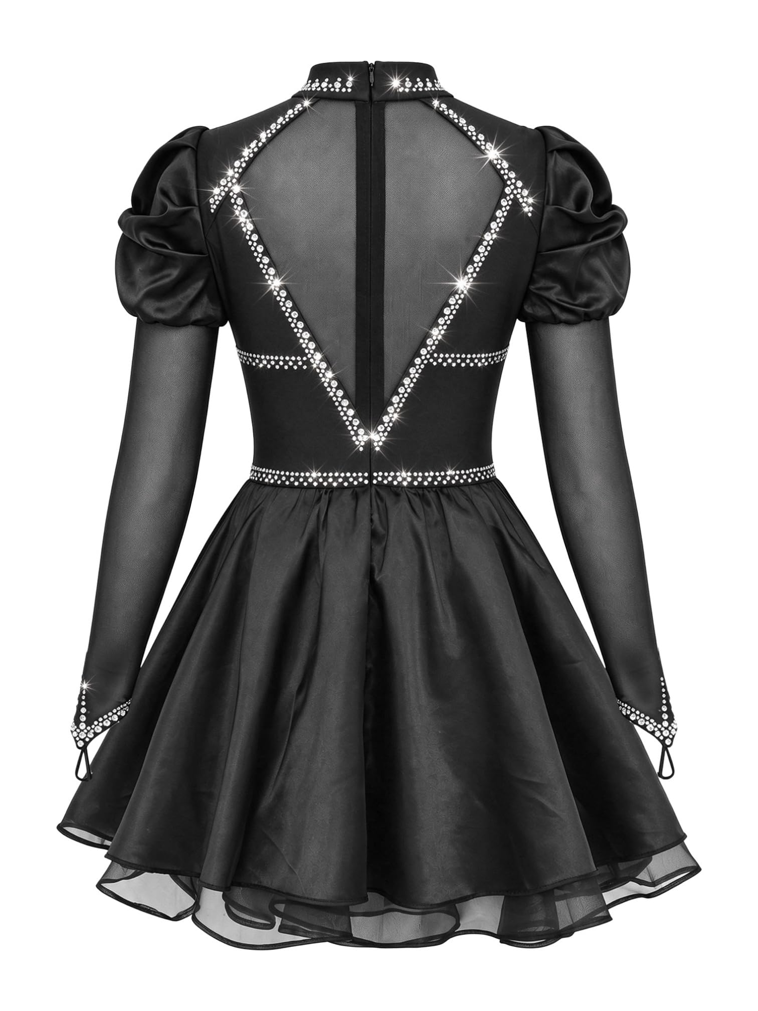 MSemis Bambina Outfit Tematico del Diavolo Costume Regina Nera Bambine
