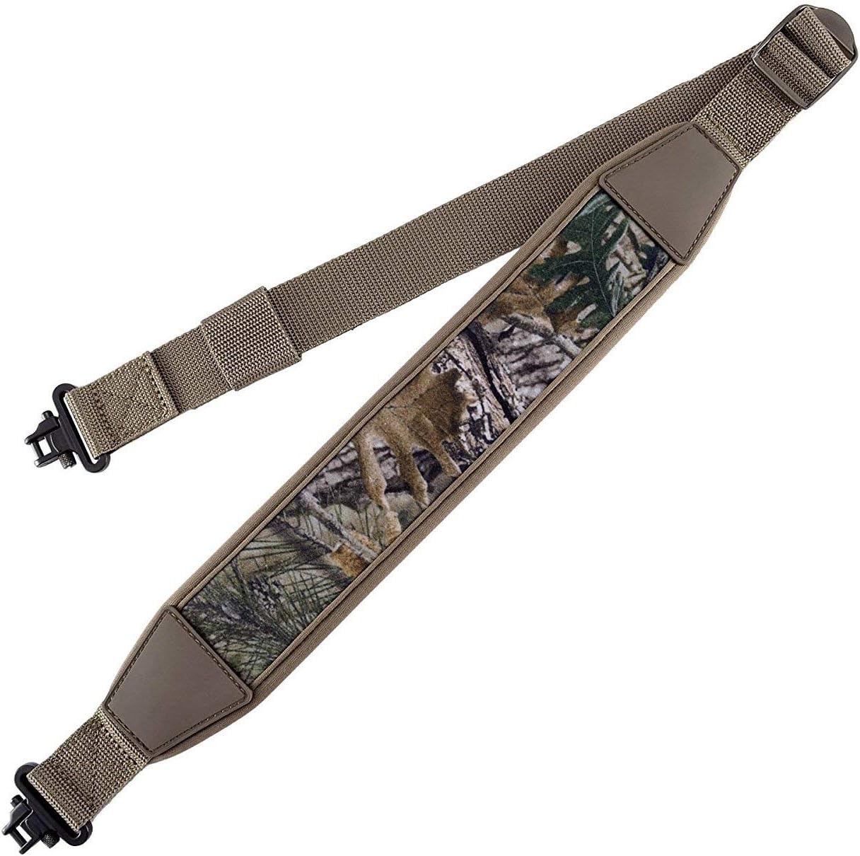BOOSTEADY Two Point Gun Sling with Swivels,Durable Shoulder Padded Strap,Length Adjuster
