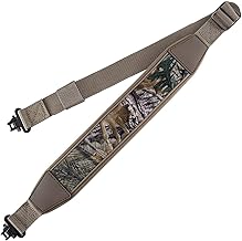 BOOSTEADY Two Point Gun Sling with Swivels,Durable Shoulder Padded Strap,Length Adjuster