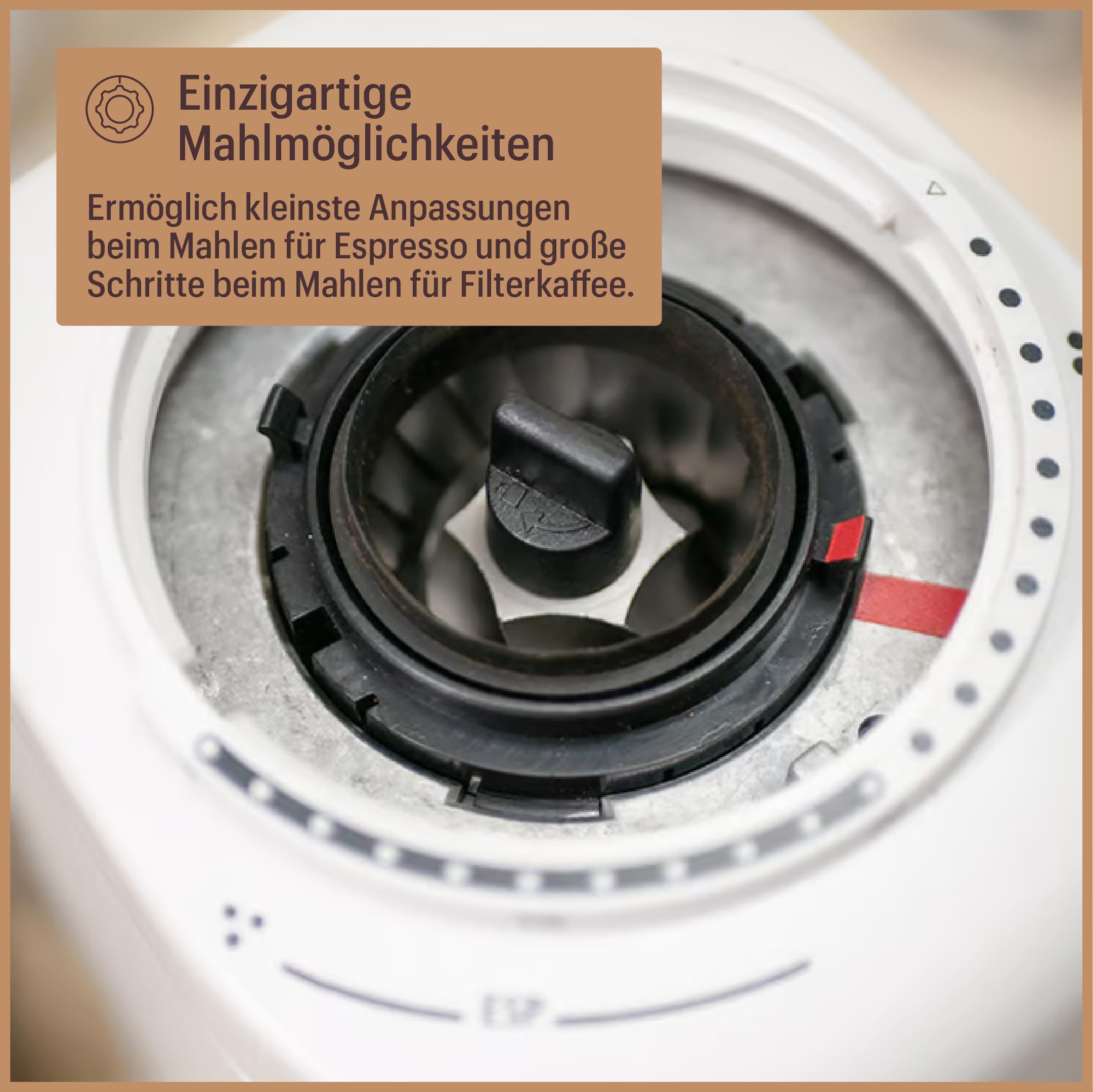 Baratza - Encore ESP 230V Kaffeemühle - Elektrische Kaffeemühle mit Mahlwerk, Schwarz