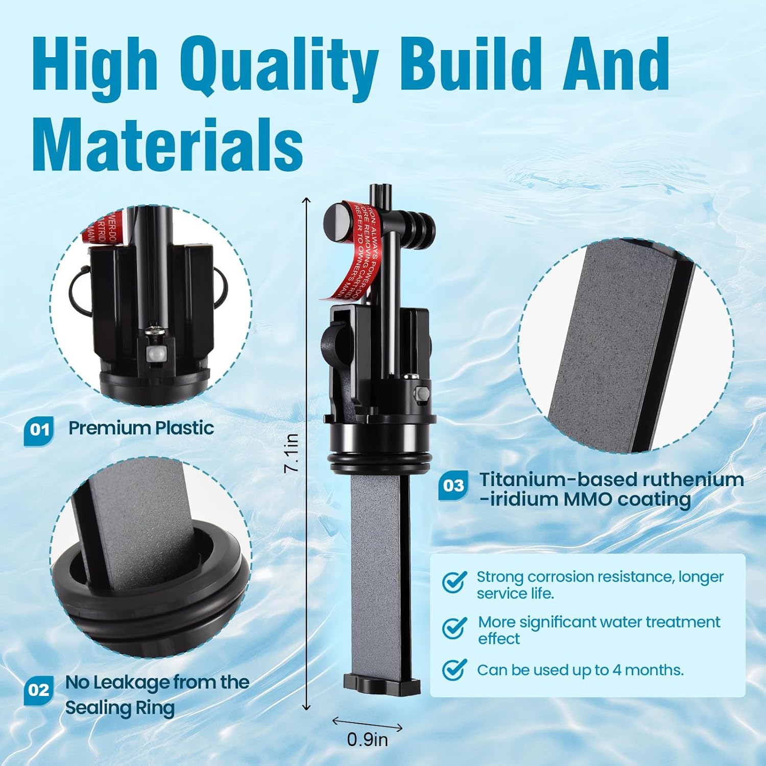 Salt System Cartridge | Replacement for Hot Spring & Caldera Hot Tubs | Softer, Gentler Water (1 Pack)