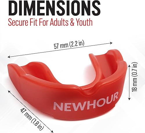 Miniatura 9 de Protector bucal para boxeo, fútbol, artes marciales mixtas, muay thai, lacrosse y hockey, para hombres y mujeres, protector bucal para adultos y