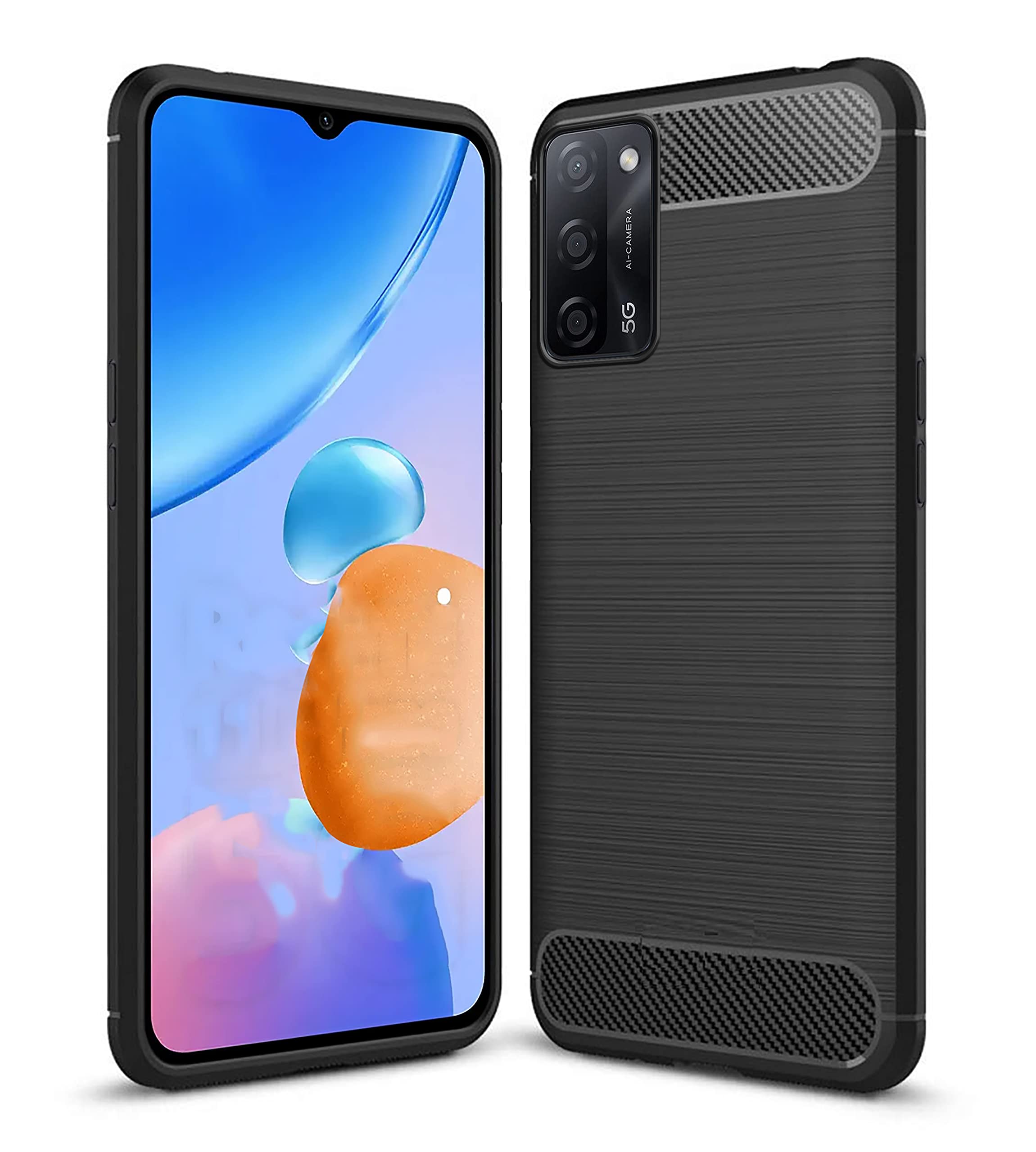 Zapcase Back Cover Case for Oppo A53s 5G | Compatible for Oppo A53s 5G Back Cover Case | 360 Degree Protection | Soft and Flexible (TPU | Matte Black) (B095YHZBCY) Amazon Price History, Amazon Price Tracker
