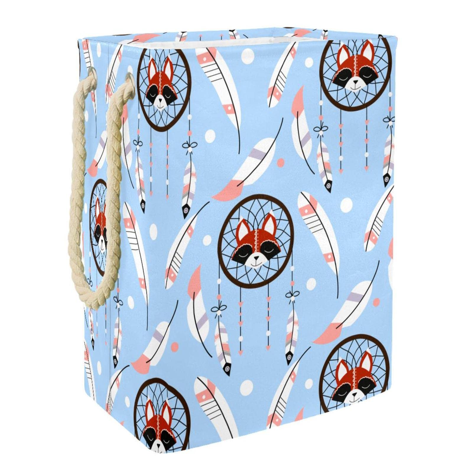 Panier à linge personnalisé avec poignées rangement vêtements