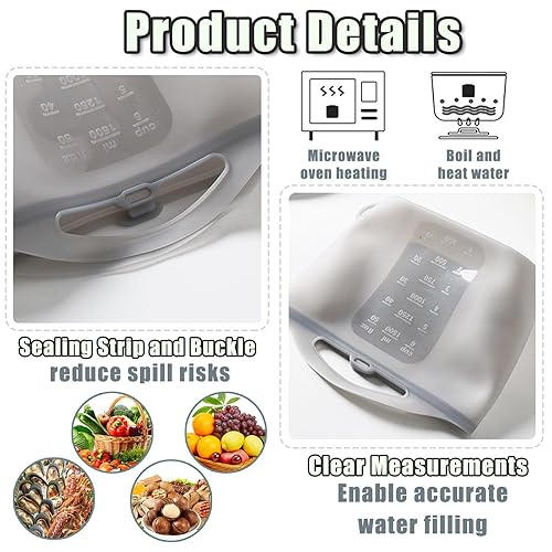 Miniatura 6 de Bolsas esterilizadoras de vapor de silicona para microondas para viajes, bolsas de esterilización reutilizables grandes para biberones esterilizan