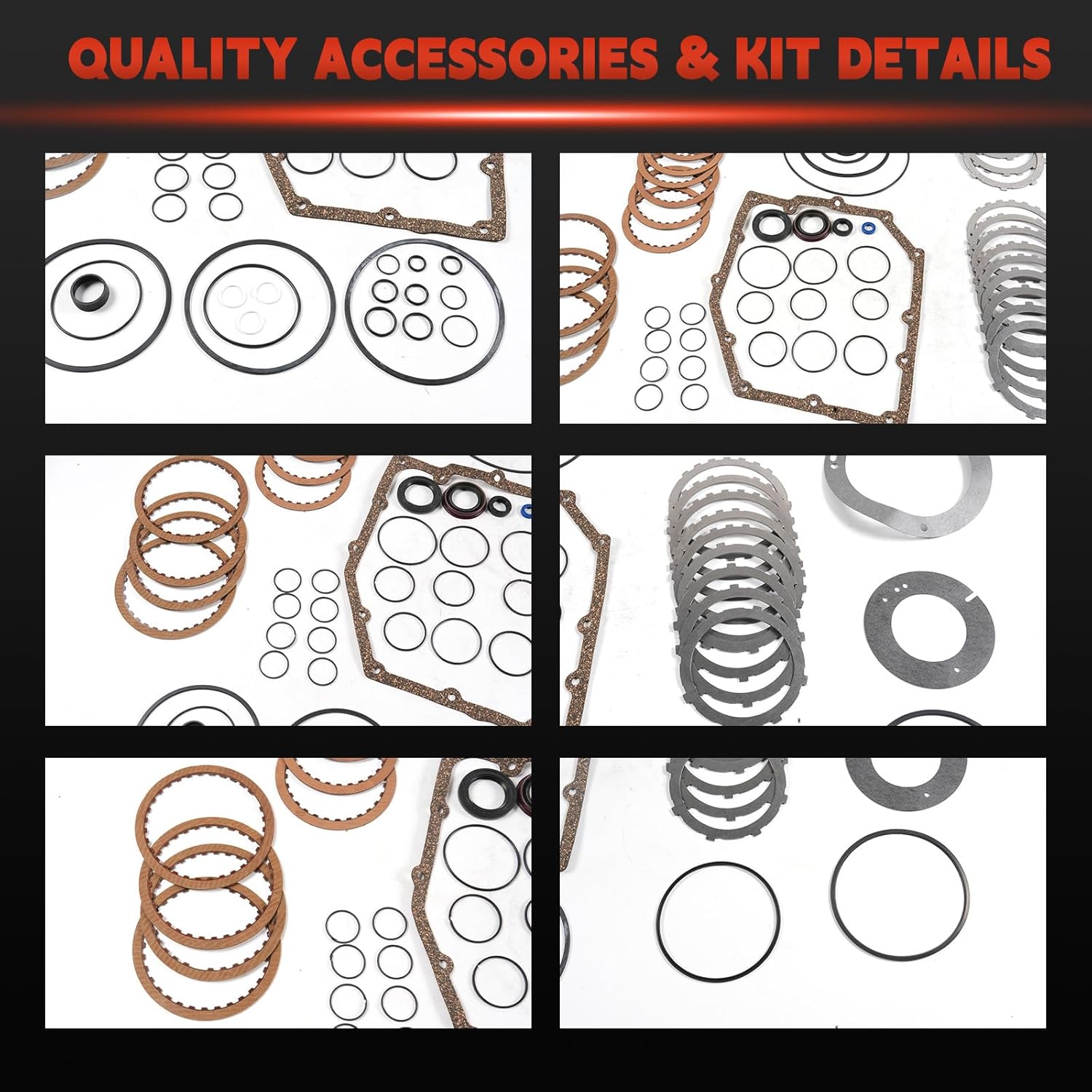 42RLE Transmission Master Rebuild Kit 03-UP W/Gaskets Friction Steel Plates SET Fit for Chrysler 300 2004-2010 Fit for Dodge Challenger Se 2008-2014 for Charger 2005-2010 for Dakota 2003-2012