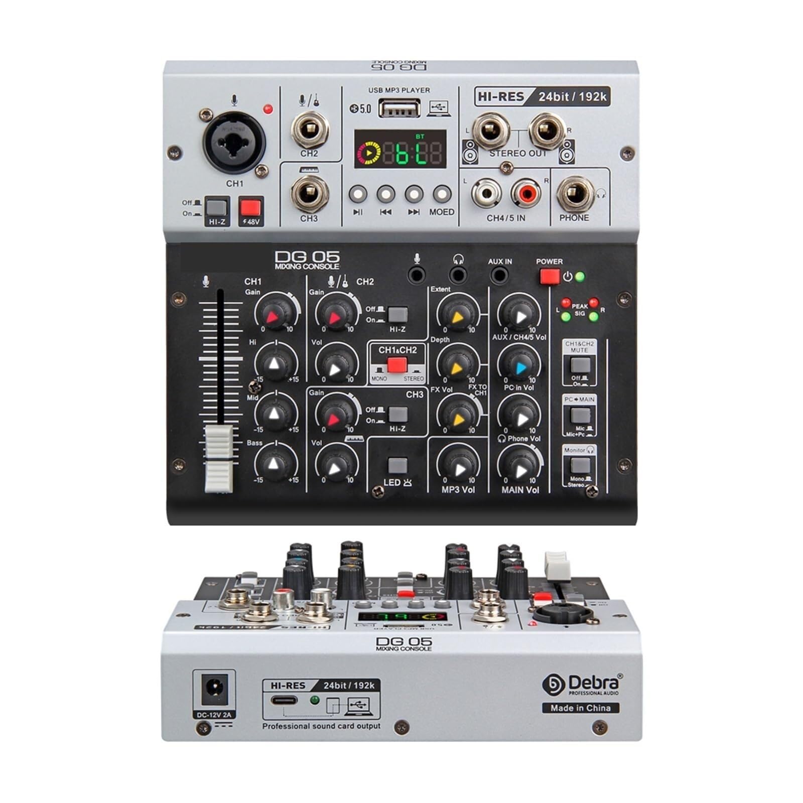 Mixer Audio, Scheda Audio DG05 24-bit 192 KHz Per PC per streaming live