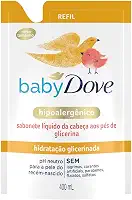 Dove Baby Sabonete Líquido Hidratação Glicerinada da Cabeça aos Pés 400ml Refil