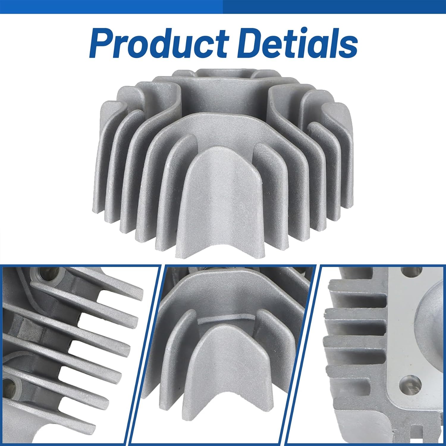 WFLNHB Piston Rings Cylinder Gasket Top End Kit Replacement for Suzuki Quadmaster 50 Lt-A50 LT-50 2002 2003 2004 2005