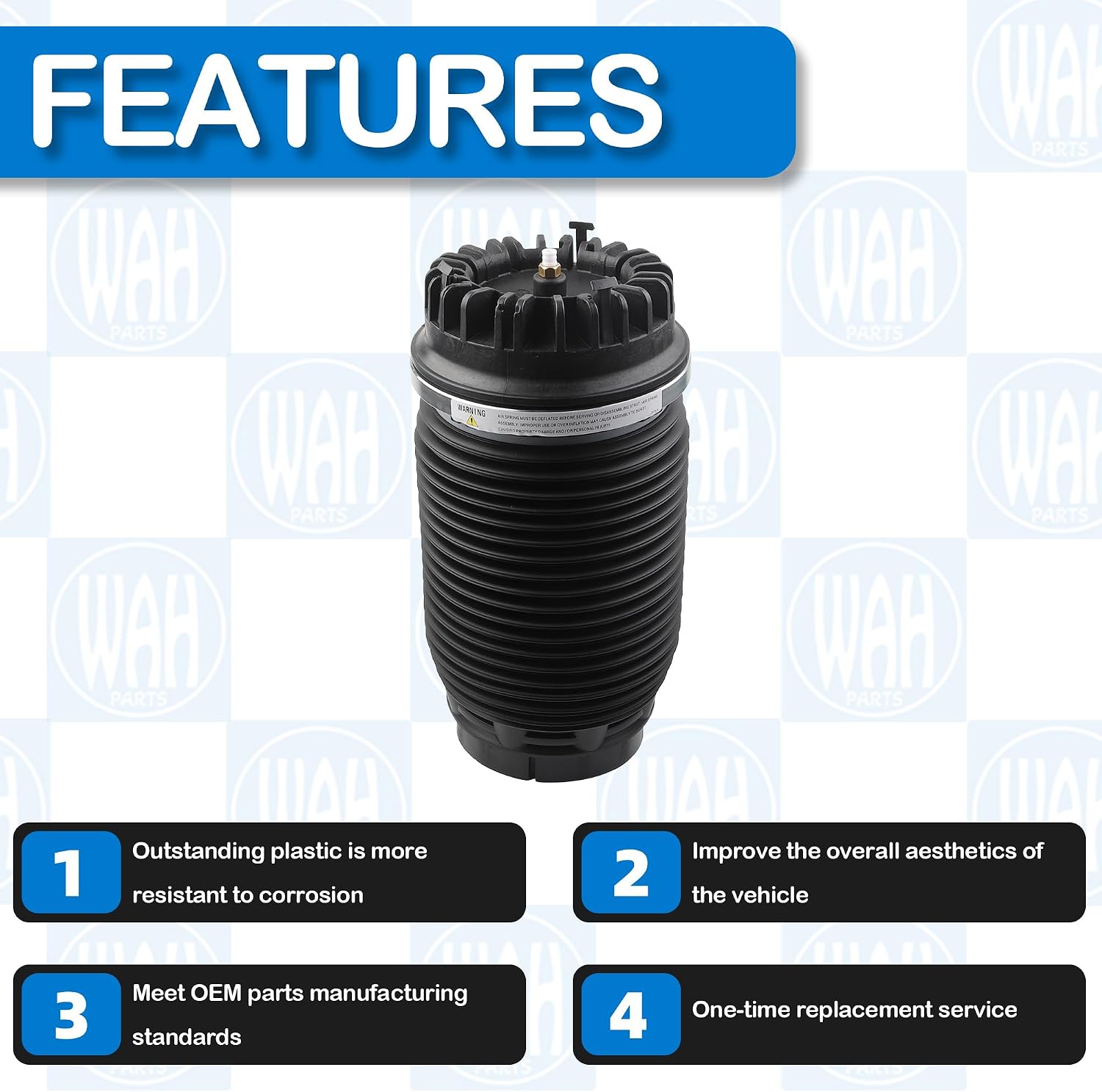 68248948AA Rear Air Suspension Spring Bag Compatible With Ram