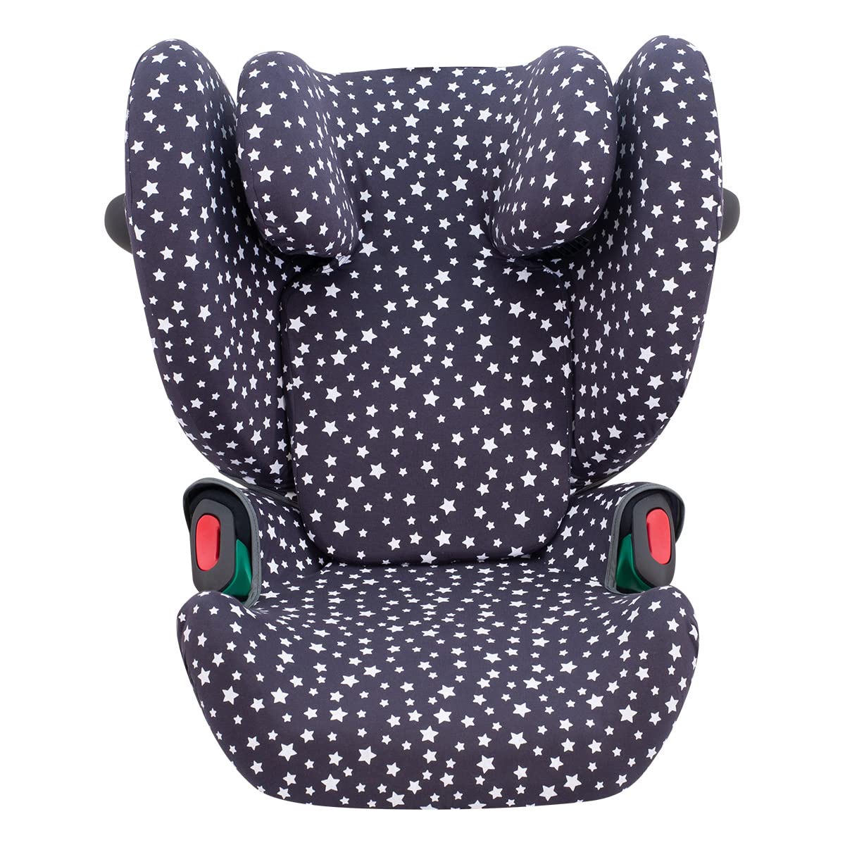 JYOKO KIDS Funda de algodón para silla de coche compatible con Cybex Pallas G I-SIZE (Funda Pallas G, WINTER SKY)