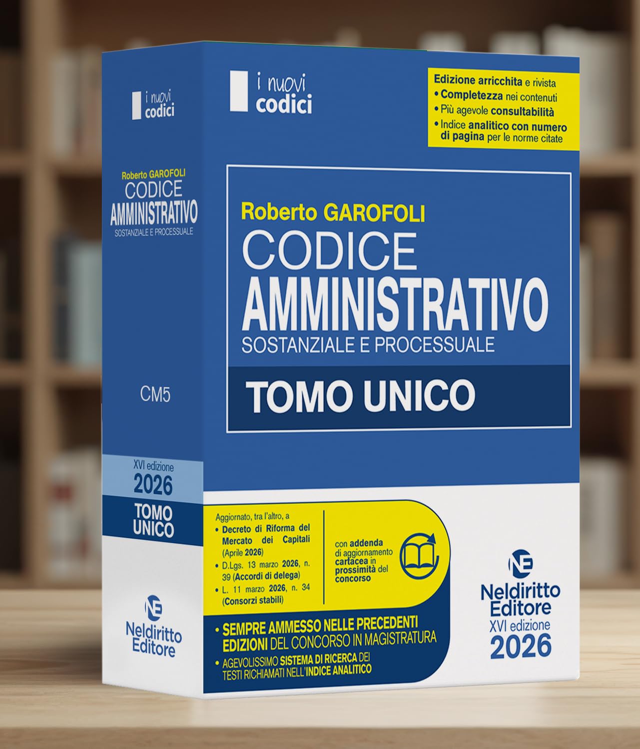 Codice amministrativo 2026 normativo per il concorso in Magistratura. Nuova ediz.