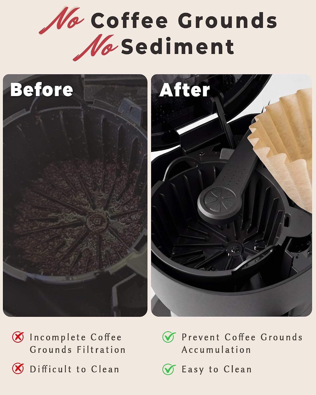 Unbleached 4-5 Cup Basket Coffee Filters for Mr. Coffee, 100ct