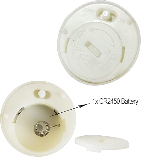 Miniatura 6 de iZAN 6 velas LED sin llama que funcionan con pilas con control remoto y temporizador parpadeantes, velas de té decorativas eléctricas para Navidad,