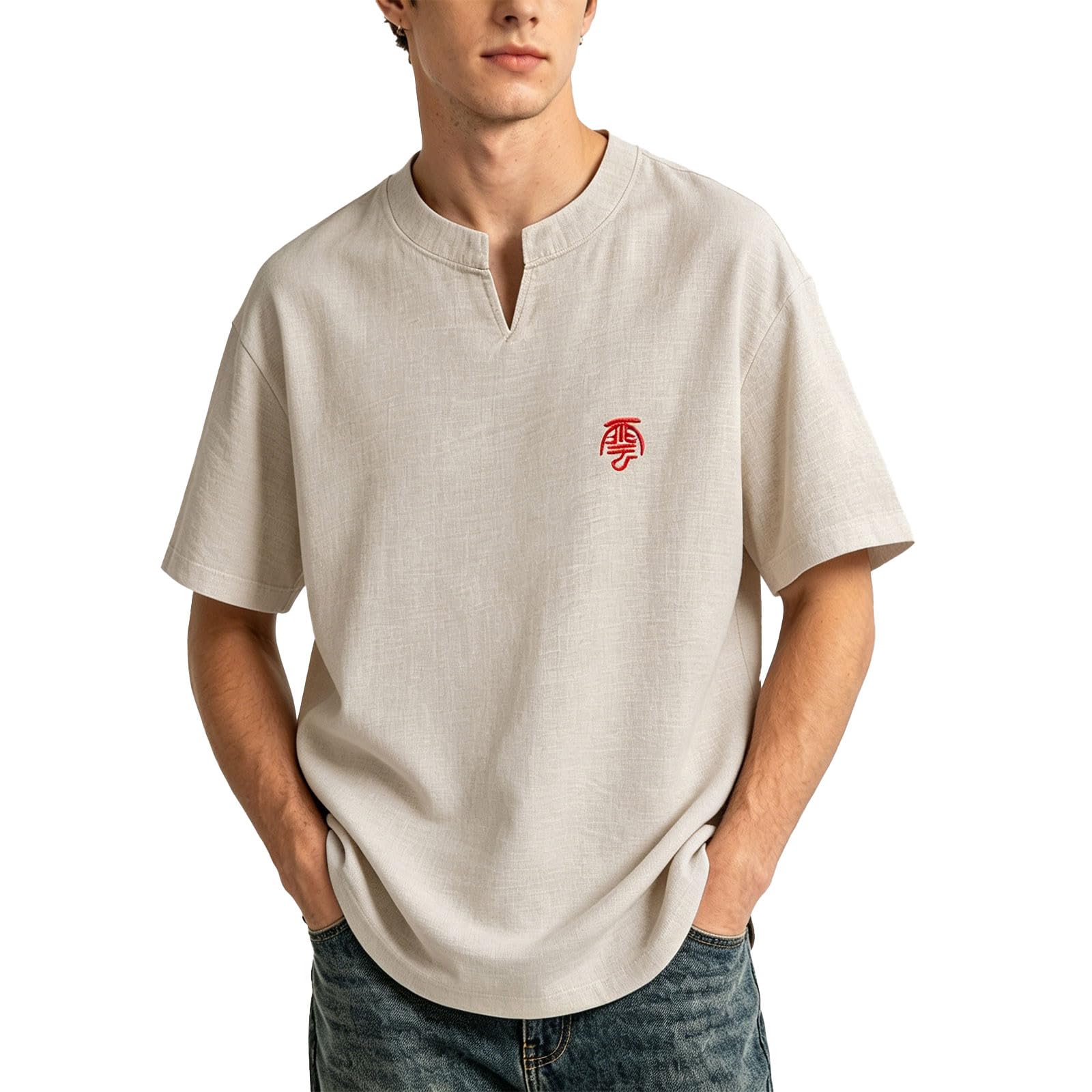 T-shirt infroissable pour homme pour rester frais en loisirs - 7
