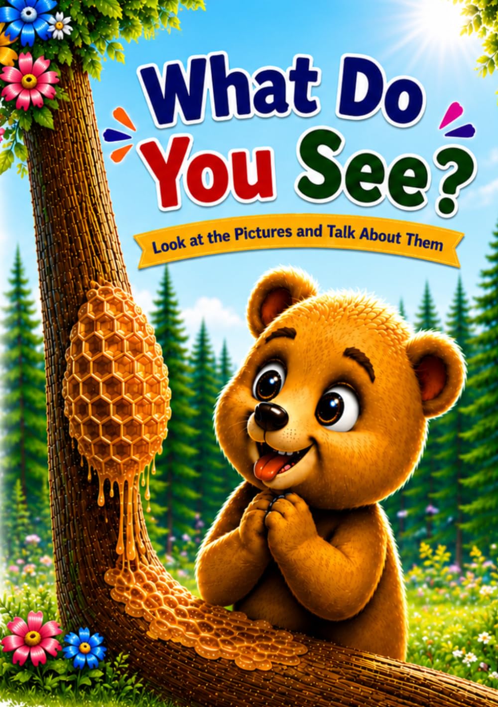 What Do You See?: Interactive Picture Talk Book for Kids Ages 2–6 (Little Thinkers Series)