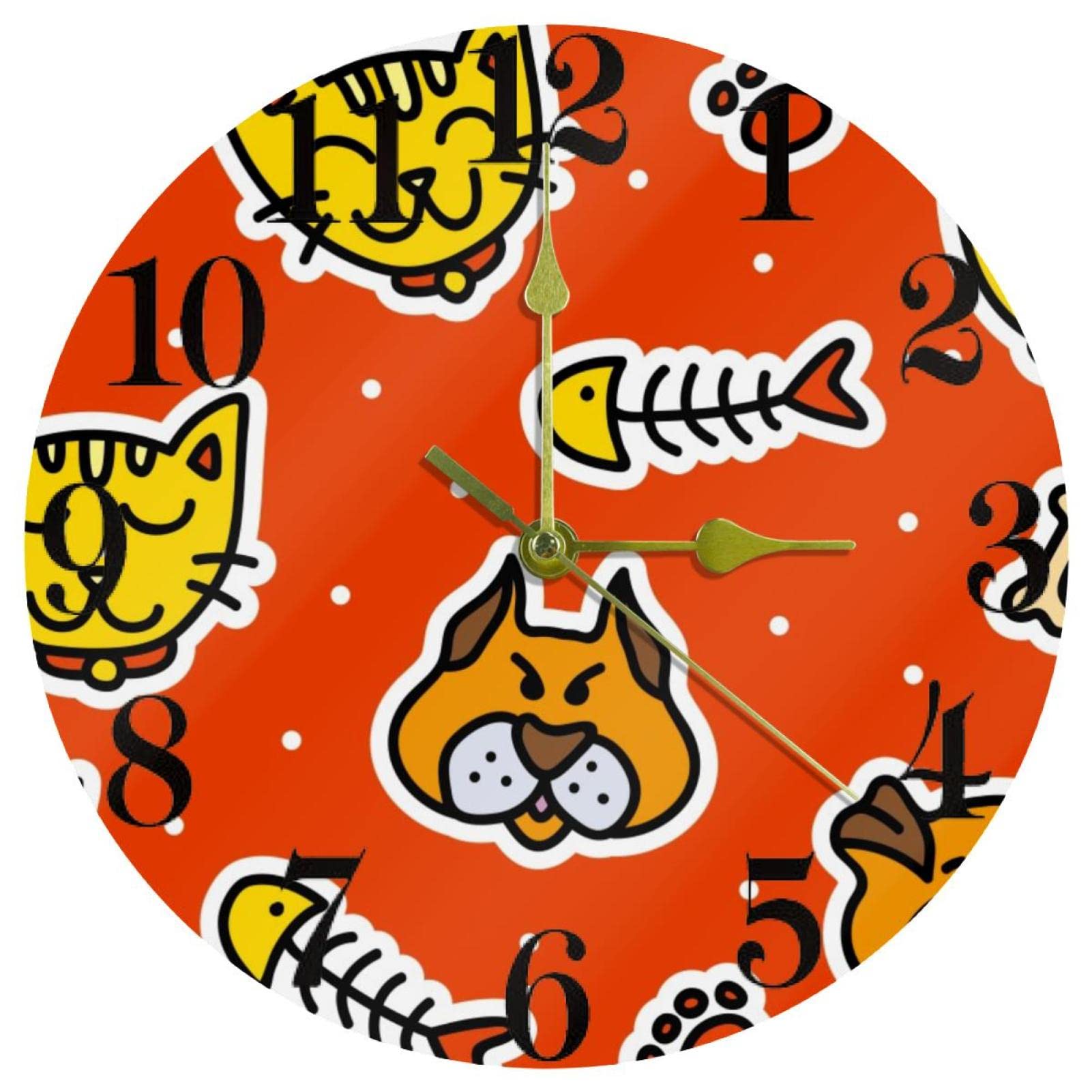 Horloge murale fonctionne avec des piles pour une installation simple et rapide