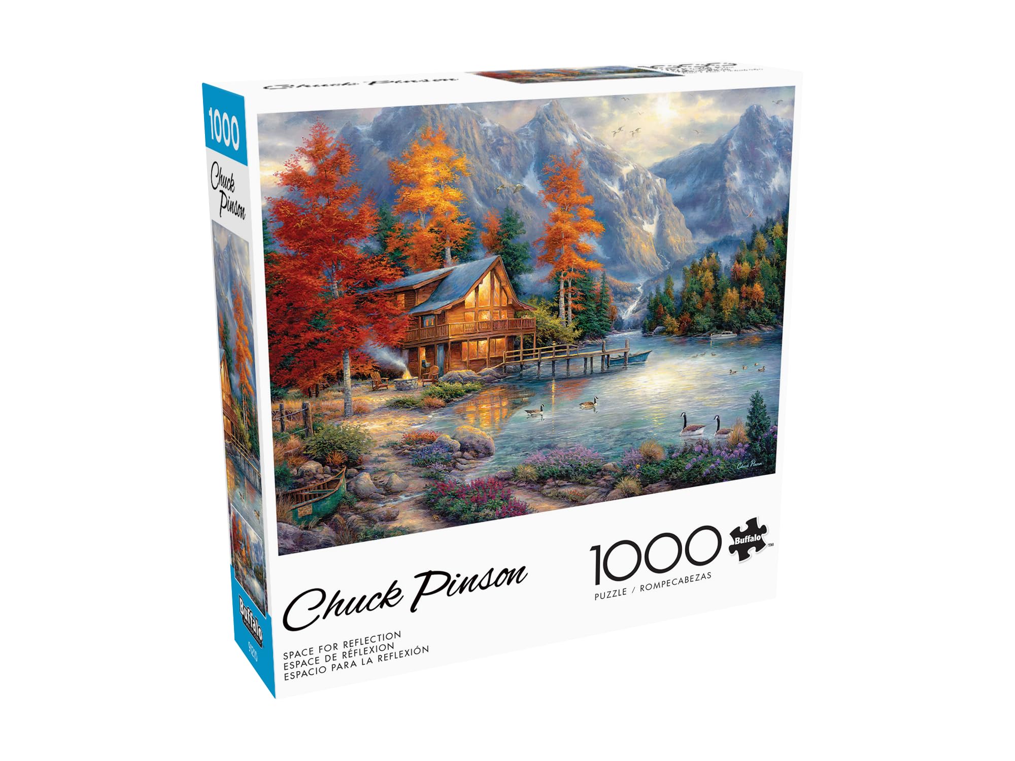 Buffalo Games - Chuck Pinson - La pace del giardino - Puzzle da 1000 pezzi per adulti - Puzzle impegnativo perfetto per serate di gioco - Dimensioni finite 26,75 x 19,75