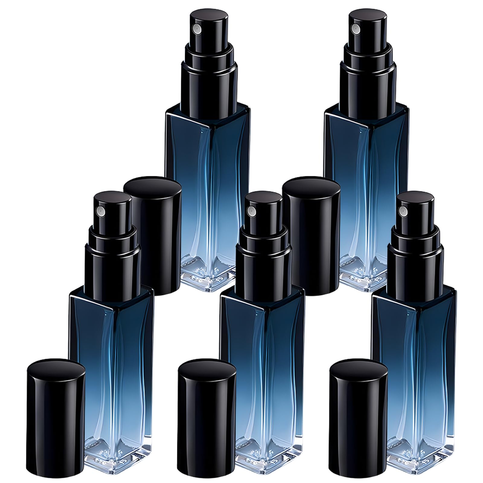 10PCS 5/10ml Mini Bottiglia Di Vetro Spray Bottiglia Di Profumo Vuota Portatile Riutilizzabile Campione Nebbia Fine Atomizzatore Bottiglia Contenore Di Viaggio - Foto 10
