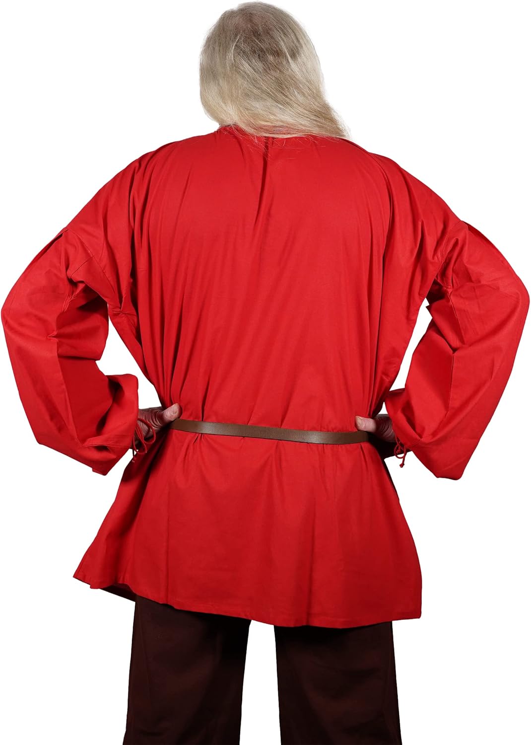 Mythrojan “Adventurer” Shirt with Lacing 100% Cotton Medieval Viking SCA LARP