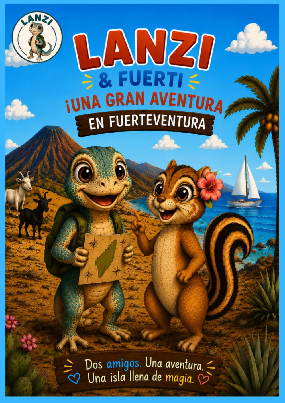 Lanzi & Fuerti: ¡Una gran aventura en Fuerteventura! (Las aventuras isleñas de Lanzi)