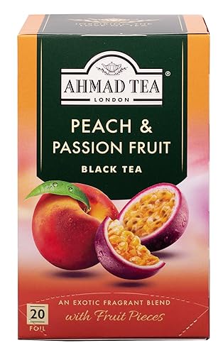 Ahmad Tea of London Peach Passion Fruit - Bolsas de té de los años 20