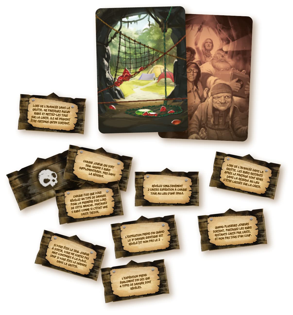 Set Diamant Neue Edition + Micro Erweiterung Warnung und Verrat + 1 Decap Blumie