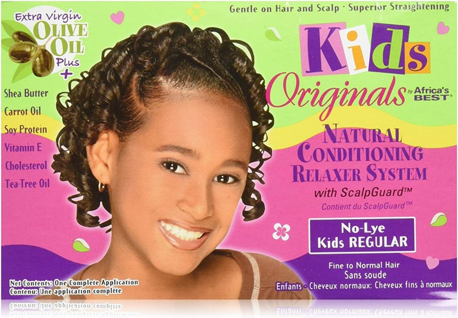 Africa's Best Kids Originals, Natural Conditioning Relaxer System with Scalp Guard 1 Ea (Pack of 4)
