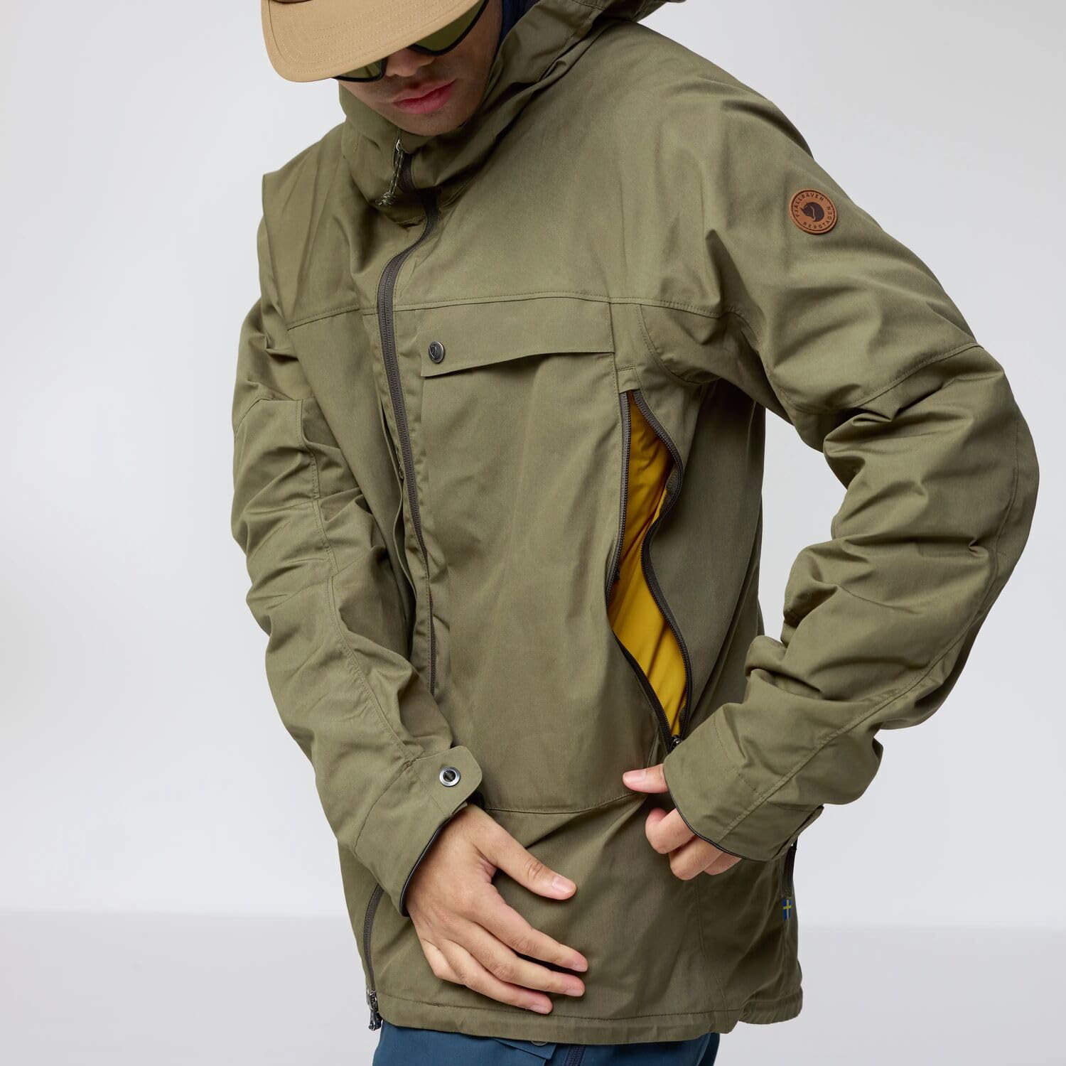 Fjällräven Męska kurtka Bergtagen G-1000 M, Laurel Green, XL, zielony (Laurel Green), XL