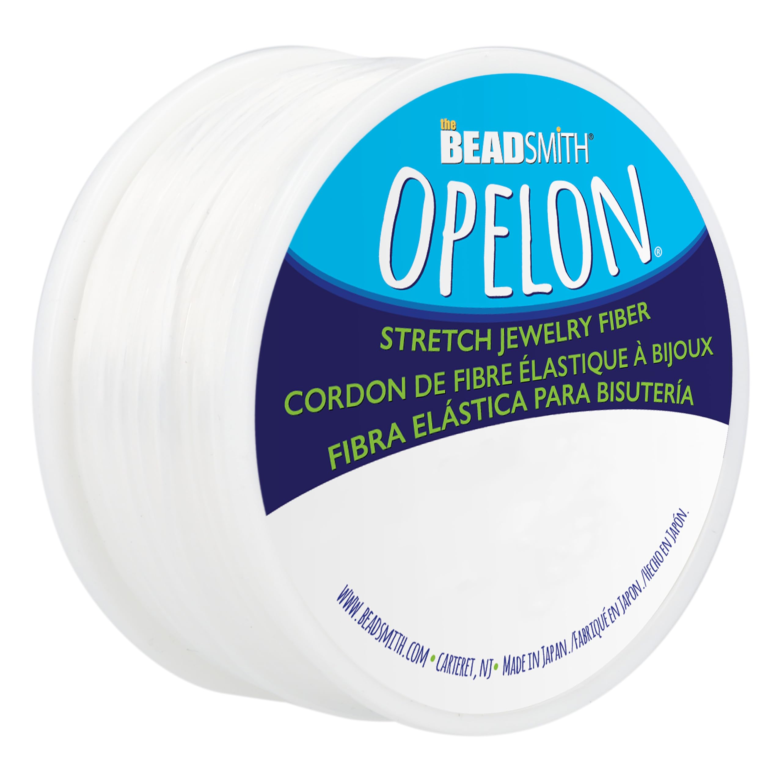Amazon.com: The Beadsmith Opelon Stretch Cord – Elastic Beading
