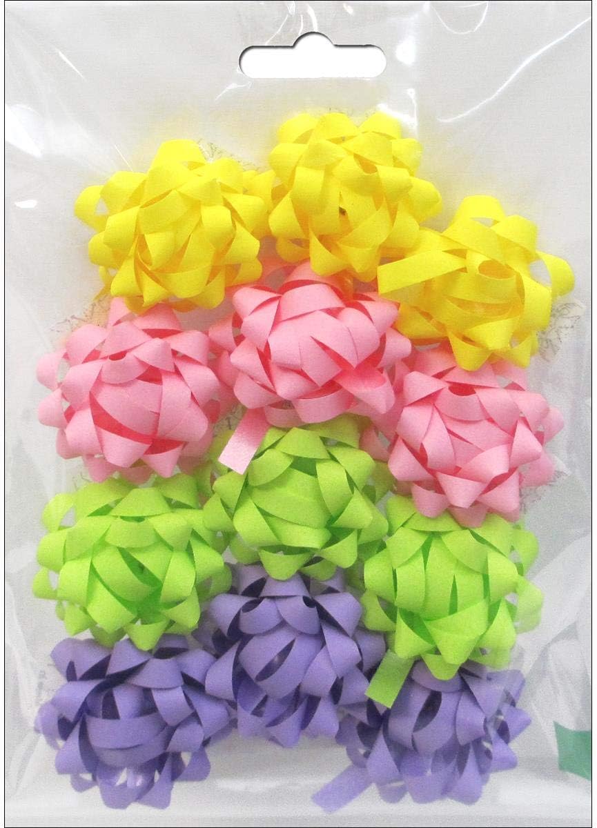 Morex Mini Bow Astd 12pc Pastel
