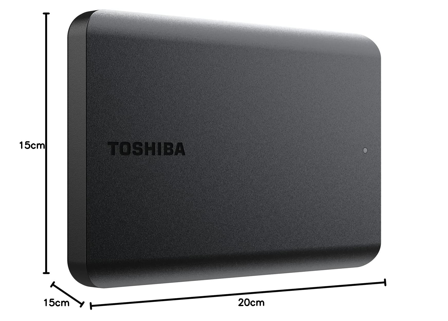 Hard Disk Esterno Portatile Toshiba Stor.e Canvio Basics - 4tb (4000gb) - 2.5" - Superspeed Usb3.0 R