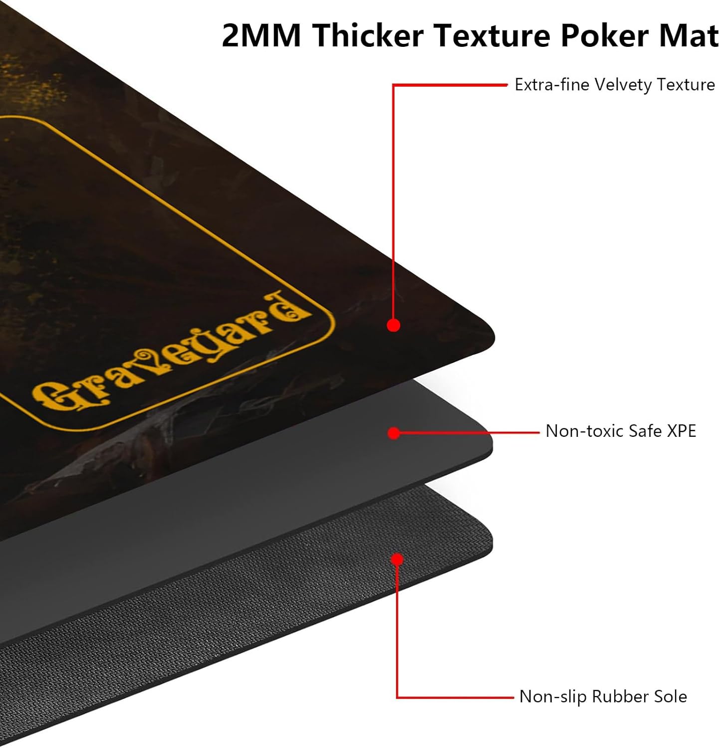 for MTG Playmat with Zones 24" x 14" with High Elastic Rubber Base Non-Slip Rubber Sole HD Printing for MTG Mat Magic Mat Card Playmat Magic Playmat Mouse Pad, Brown Bear