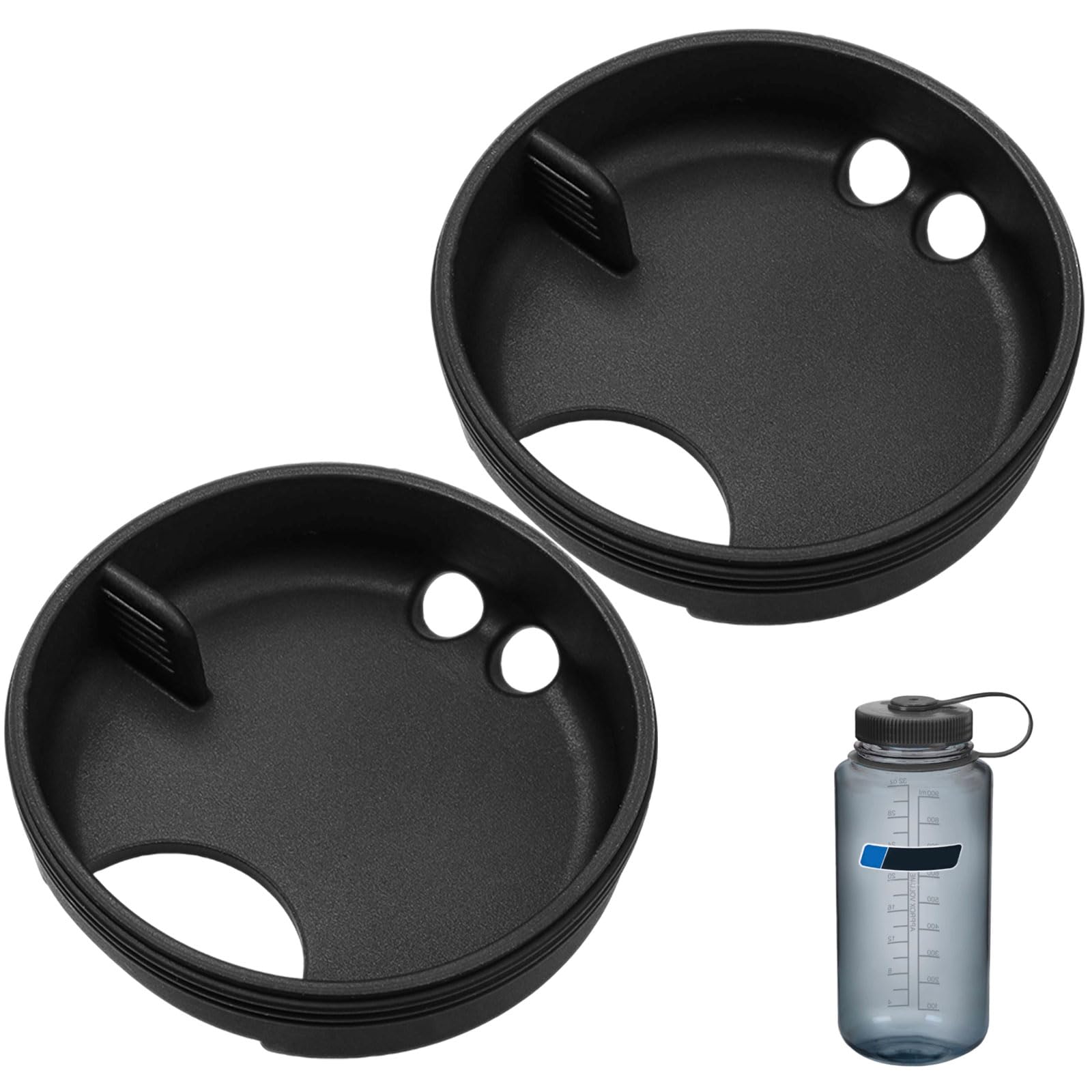 FWUNYVN 2Pcs Silicone Splash Guard For Nalgene 32 Oz Wide Mouth Lid, AntiSpill