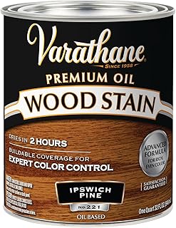 Varathane 1 qt Rust-Oleum Brands 211714H Ipswich Pine Varathane Oil-Based Interior Wood Stain