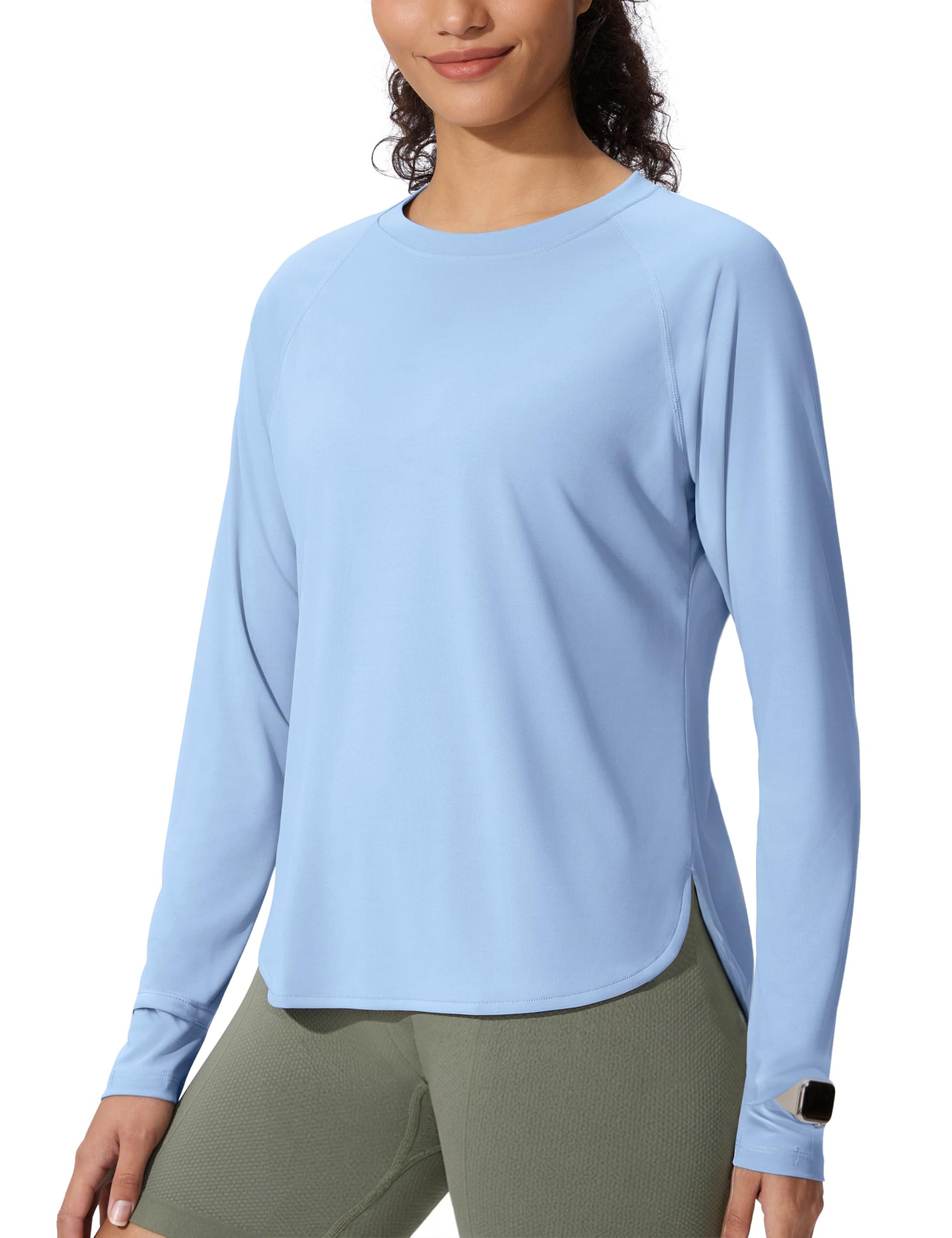 Women's Sun Shirts UPF 50+ Long Sleeve Uv Protection Shirts Lightweight Quick Dry SPF Clothing Outdoor Hiking Tops