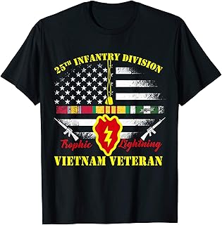 25th Infantry Division Vietnam Veteran Tee- Vietnam War T-Shirt