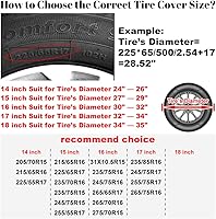 Vista 7 de Cubierta de neumático de repuesto para perro salchicha con gafas de sol con bandera de Estados Unidos, fundas protectoras de ruedas a prueba
